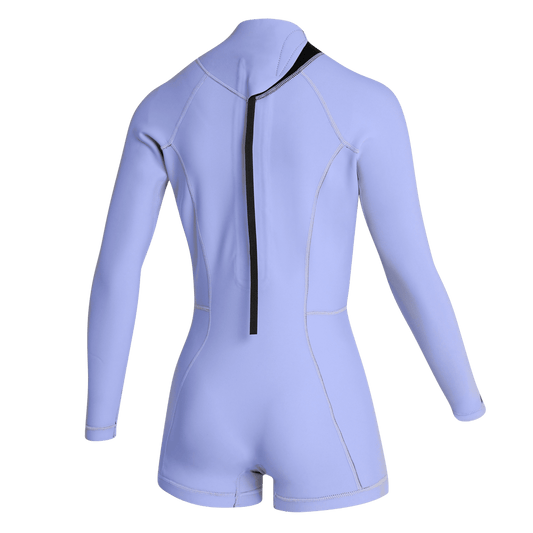 Mystic - Lunar Longarm Shorty 2/2mm Bzip Women - Iris Blue - L - GearFreak
