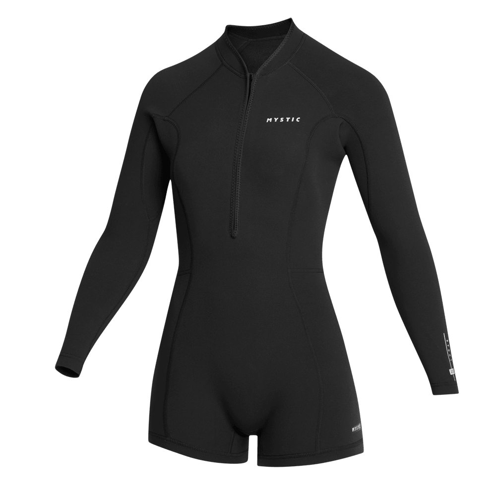 Mystic - Lunar Longarm Shorty 2/2mm Fzip Women - Black - L - GearFreak