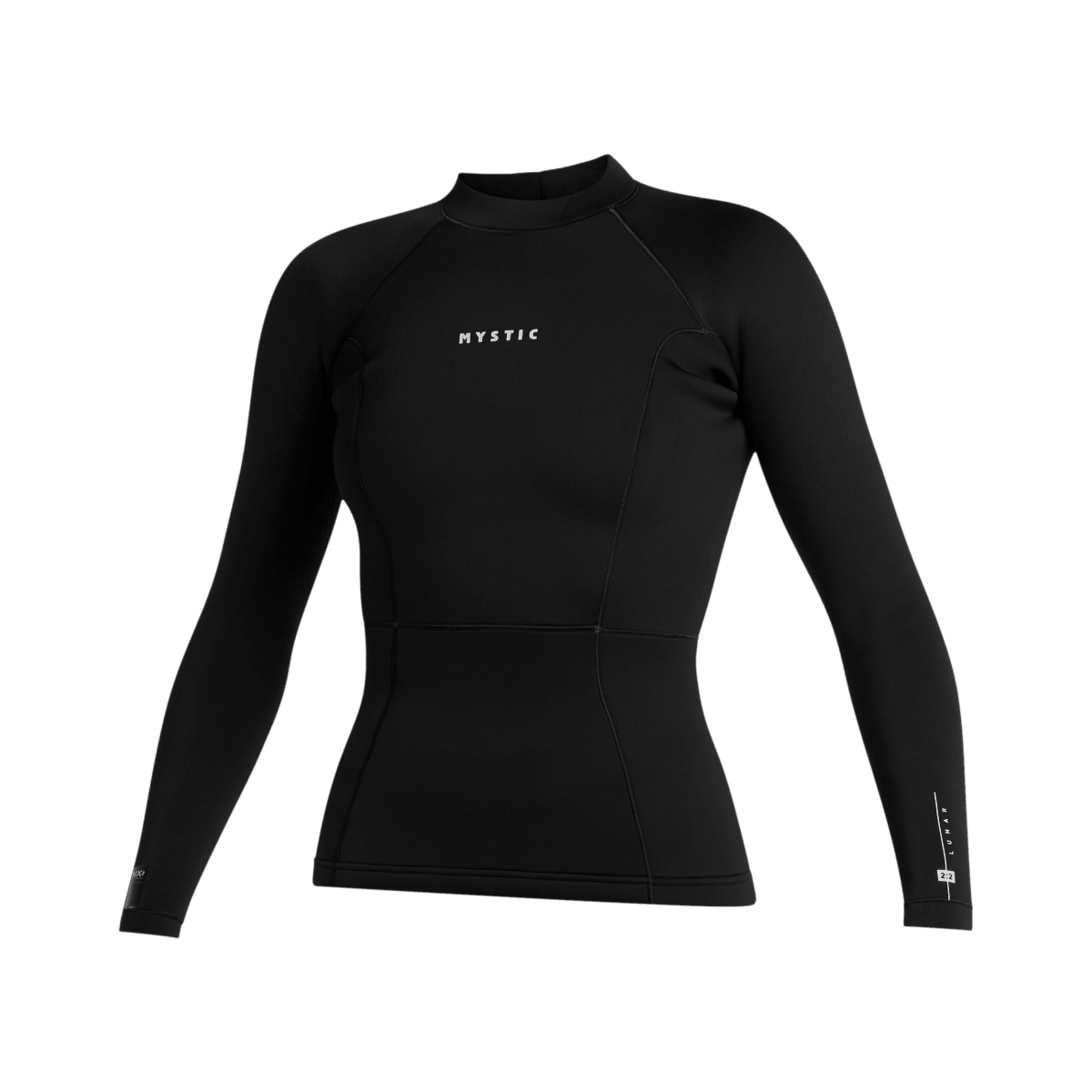 Mystic - Lunar L/S Top Neoprene 2mm Women - Black - L - GearFreak