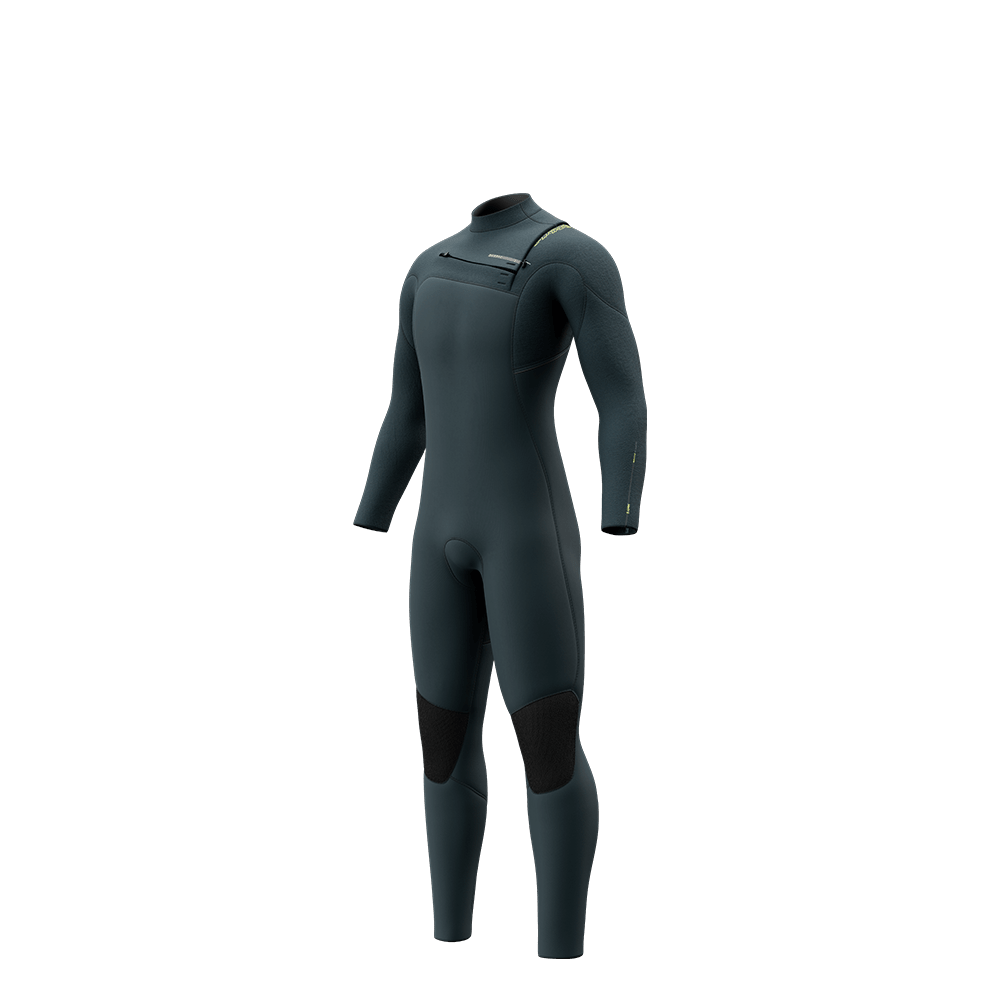 Mystic - Majestic Fullsuit 4/3mm Fzip - Dark Teal - L - GearFreak