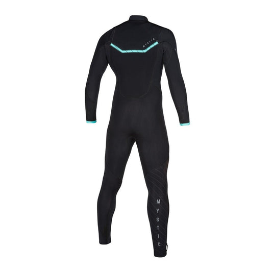 Mystic - Marshall Fullsuit 5/3mm Fzip Black/Mint - 51/MT - GearFreak