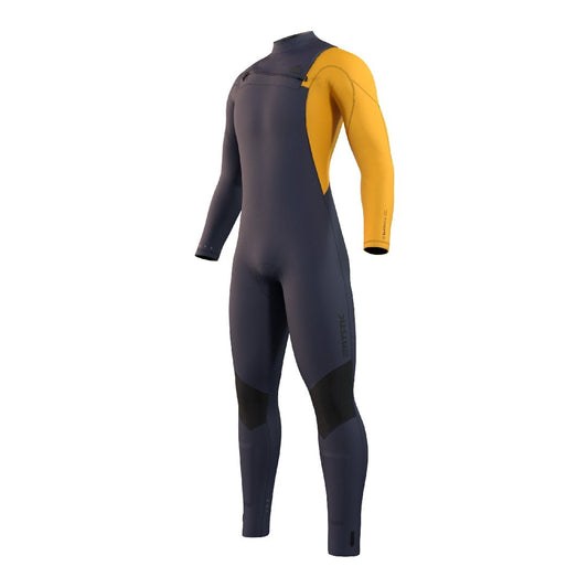 Mystic - Marshall Fullsuit 5/3mm Fzip Blue/Mustard - 46/XS - GearFreak
