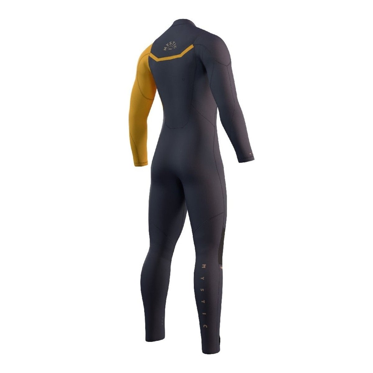 Mystic - Marshall Fullsuit 5/3mm Fzip - Blue/Mustard - GearFreak