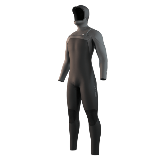 Mystic - Motion Hooded Fullsuit 5/3mm Fzip - Black - L - GearFreak