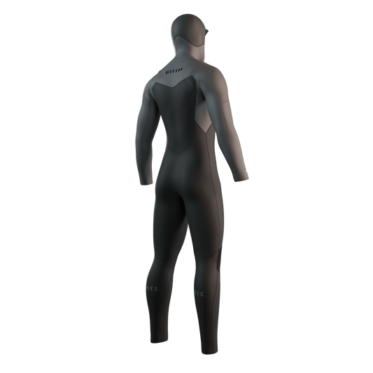 Mystic - Motion Hooded Fullsuit 5/3mm Fzip - Black - L - GearFreak
