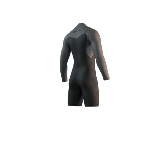 Mystic - Motion Longarm Shorty 3/2mm Fzip - Black - L - GearFreak