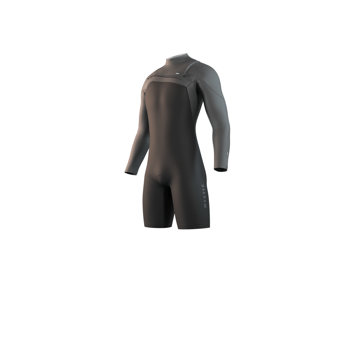 Mystic - Motion Longarm Shorty 3/2mm Fzip - Black - L - GearFreak