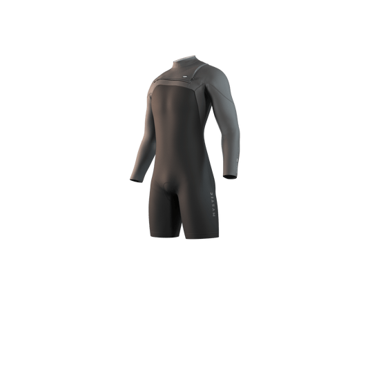 Mystic - Motion Longarm Shorty 3/2mm Fzip - Black - L - GearFreak