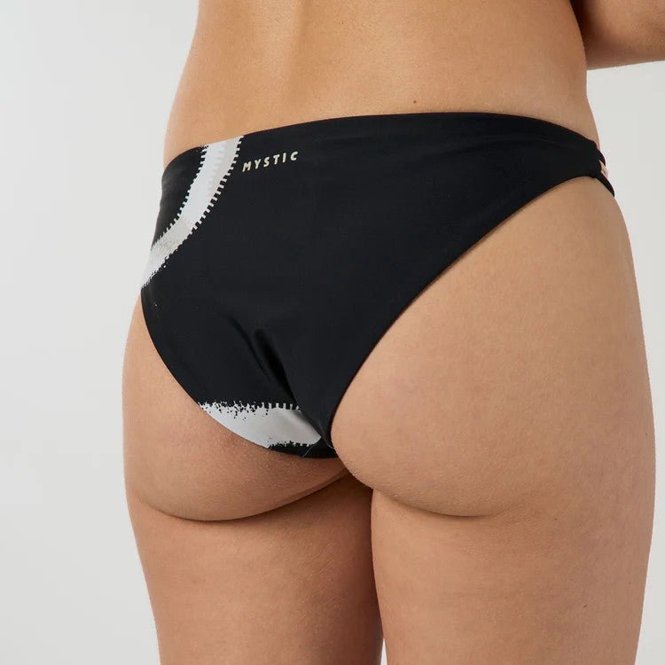 Mystic - Mystic Bodil Strappy Bikini Bottom | Black Allover - GearFreak