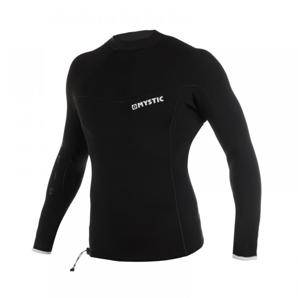 Mystic - Mystic Majestic L/S Vest Neoprene 2mm Black - GearFreak