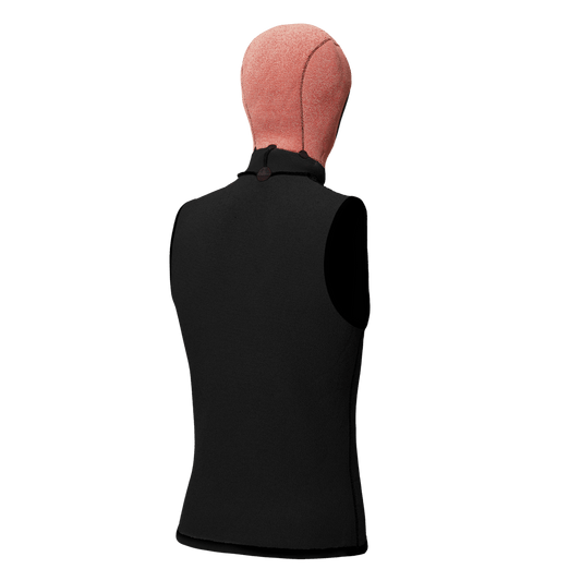 Mystic - Neoprene Top with hood 3/2mm - Black - L - GearFreak