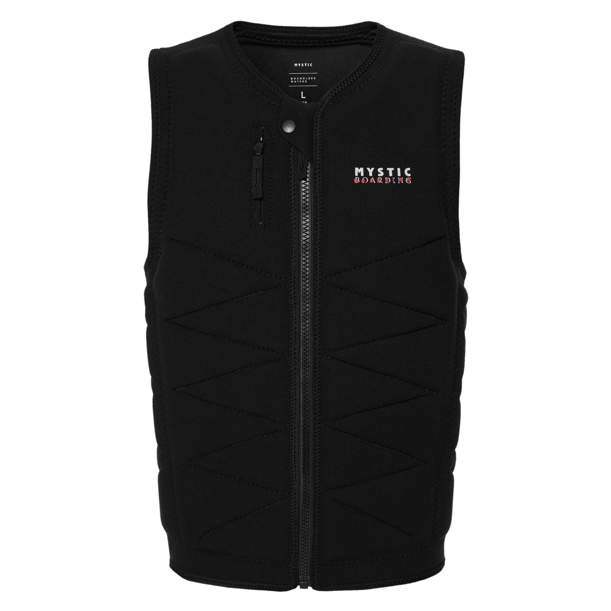 Mystic - Outlaw Impact Vest Fzip Wake - Black - L - GearFreak