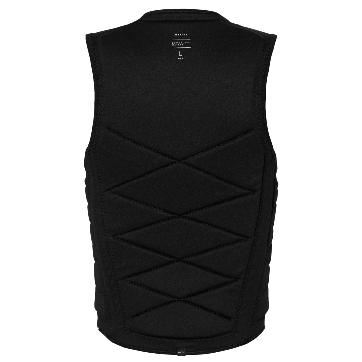 Mystic - Outlaw Impact Vest Fzip Wake - Black - L - GearFreak