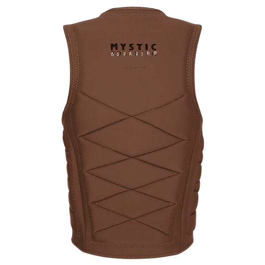 Mystic - Outlaw Impact Vest Fzip Wake - Brown - L - GearFreak