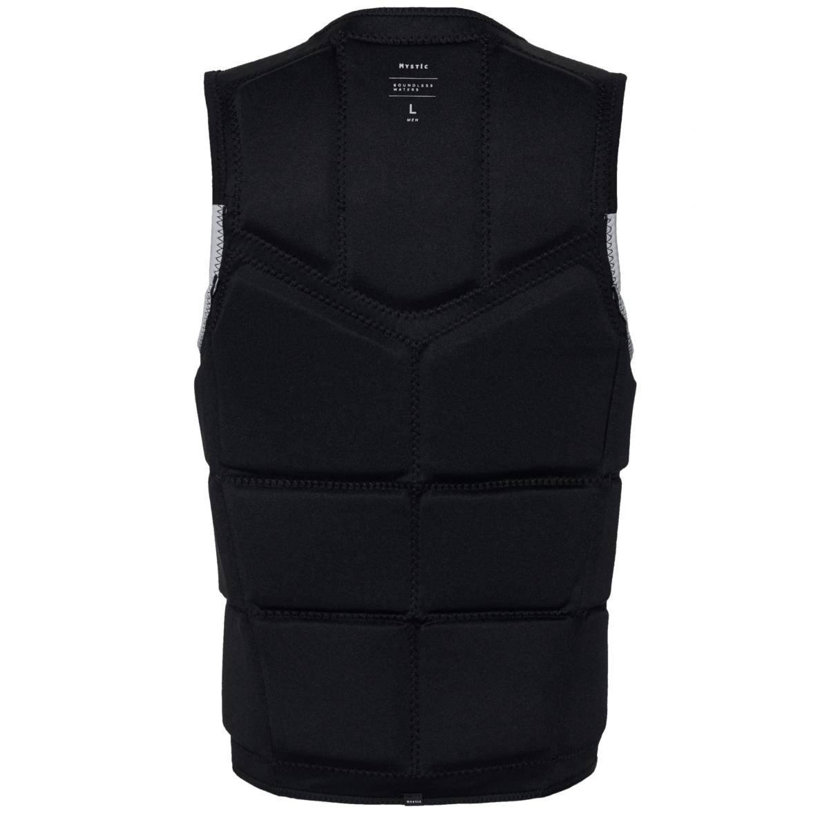 Mystic - Peacock Impact Vest Fzip Wake - Black White - L - GearFreak