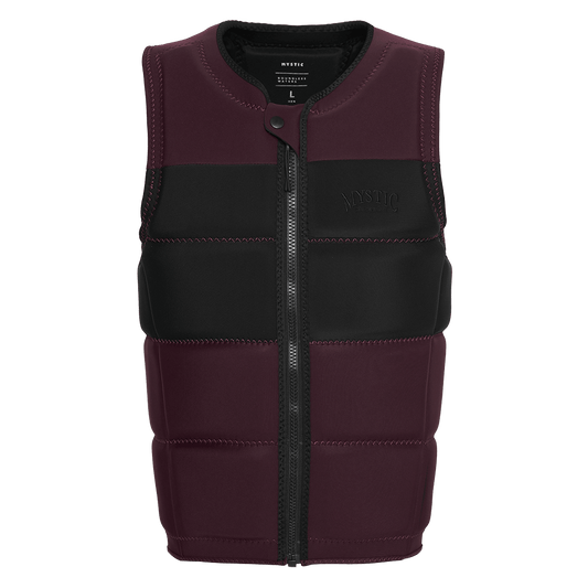 Mystic - Peacock Impact Vest Fzip Wake - Oxblood Red - L - GearFreak