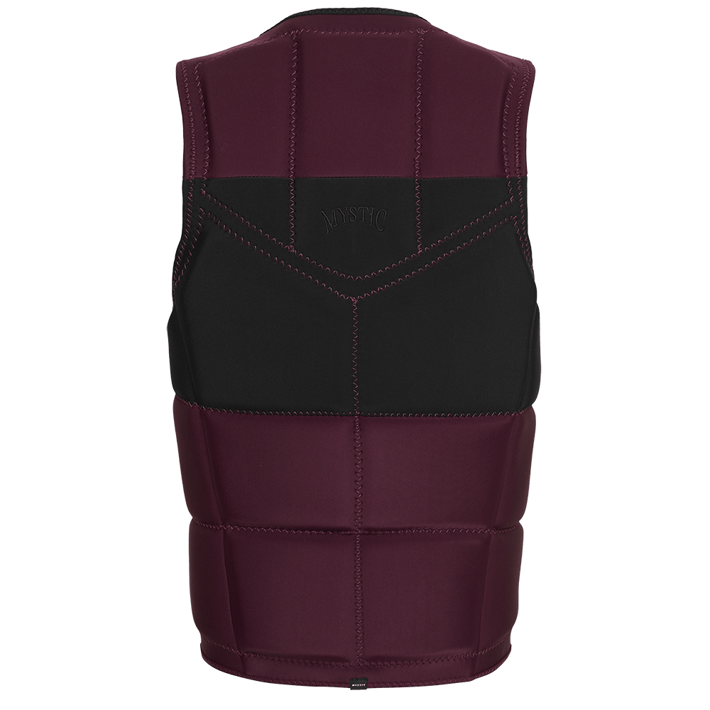 Mystic - Peacock Impact Vest Fzip Wake - Oxblood Red - L - GearFreak