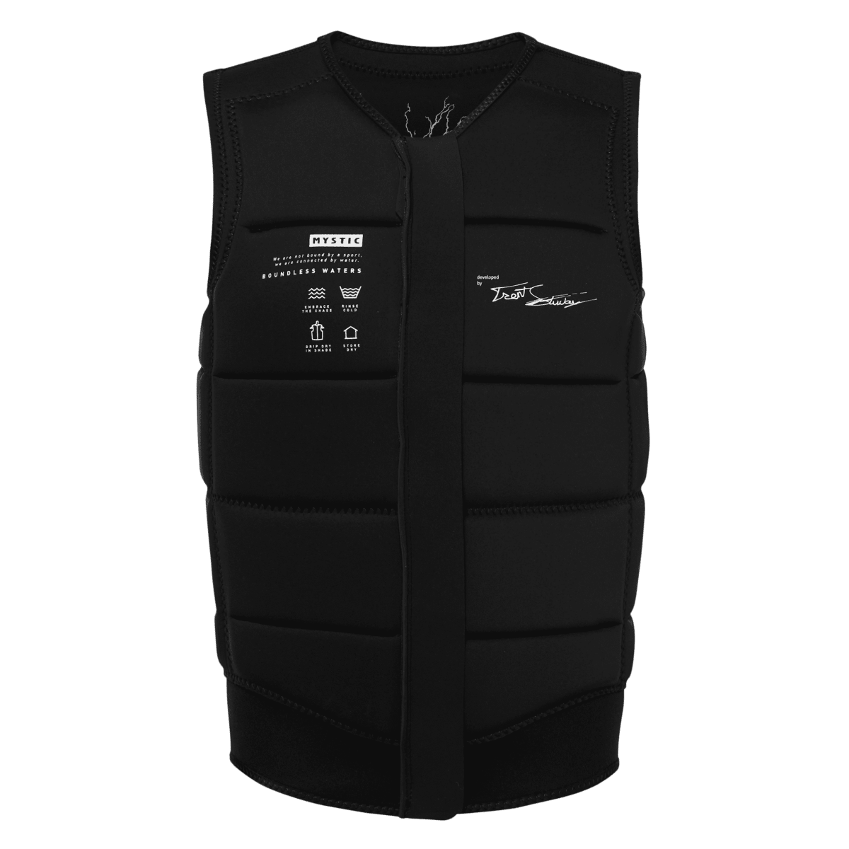 Mystic - Posseidon TS Impact Vest Fzip Wake - Black - L - GearFreak