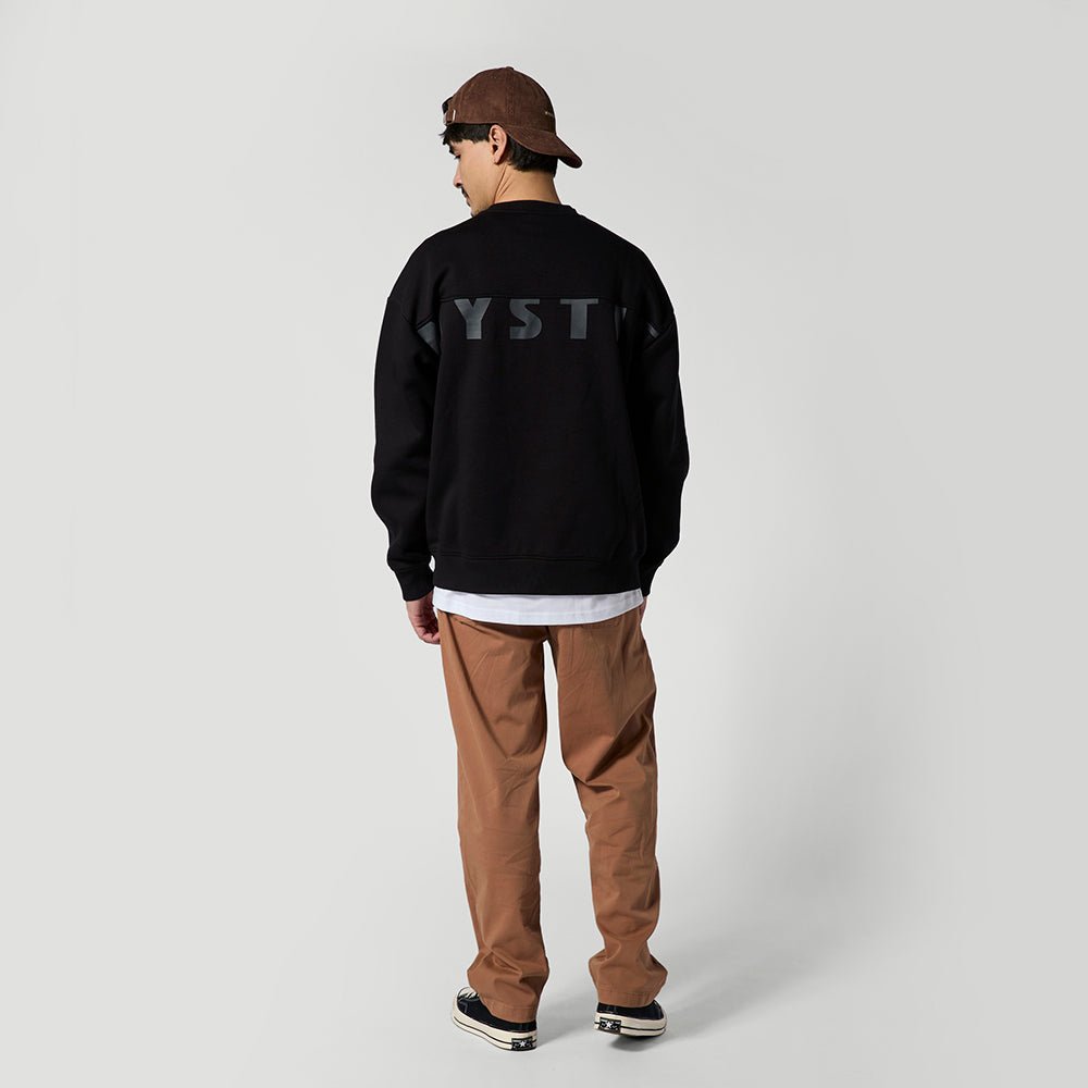 Mystic - Profile Crew Sweat - Black - L - GearFreak