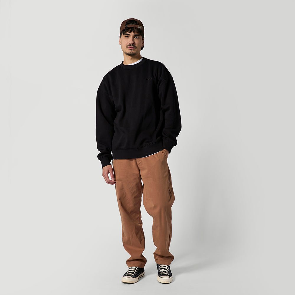 Mystic - Profile Crew Sweat - Black - L - GearFreak