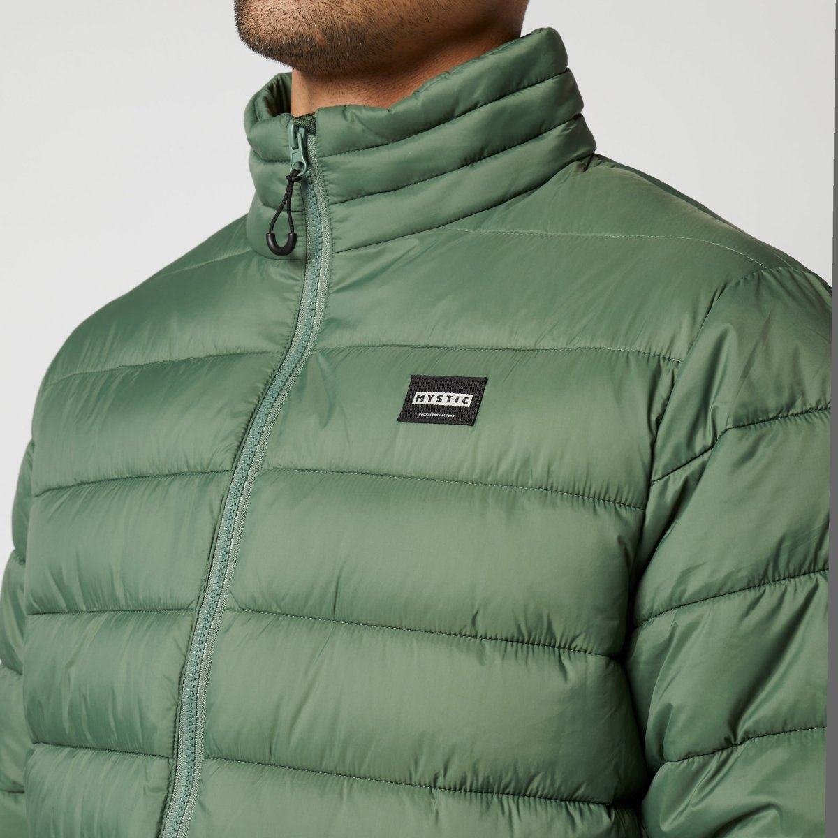 Mystic - Quilted Midlayer Jacket - Brave Green - L - GearFreak