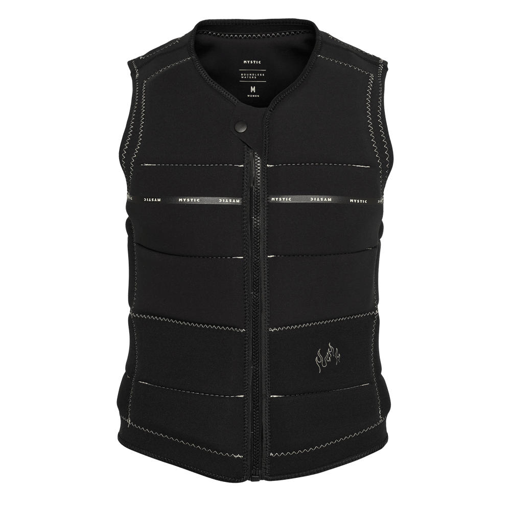 Mystic - Raspa Elena Bodi Impact Vest Fzip Wake Women - Black - M - GearFreak