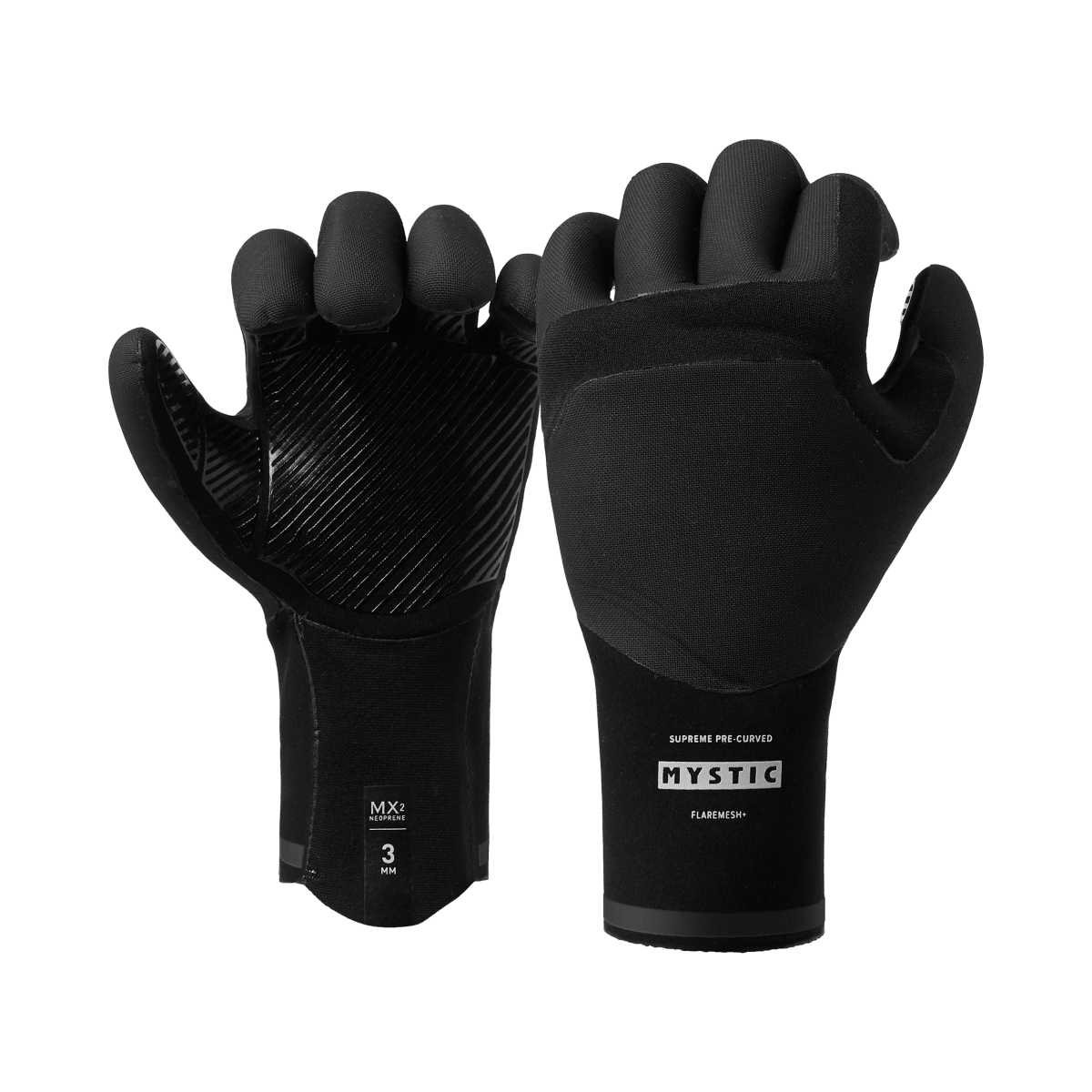 Mystic - Roam Glove 3mm 5Finger Precurved - Black - L - GearFreak