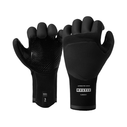 Mystic - Roam Glove 3mm 5Finger Precurved - Black - L - GearFreak
