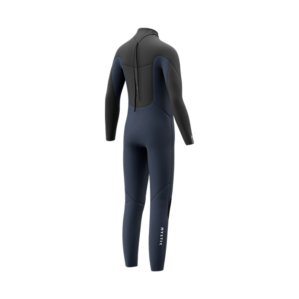 Mystic - Star Fullsuit 3/2mm Bzip FL Junior - Black / Navy - L - GearFreak