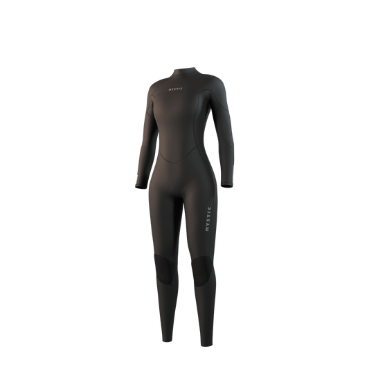 Mystic - Star Fullsuit 3/2mm Bzip Women - Black - L - GearFreak