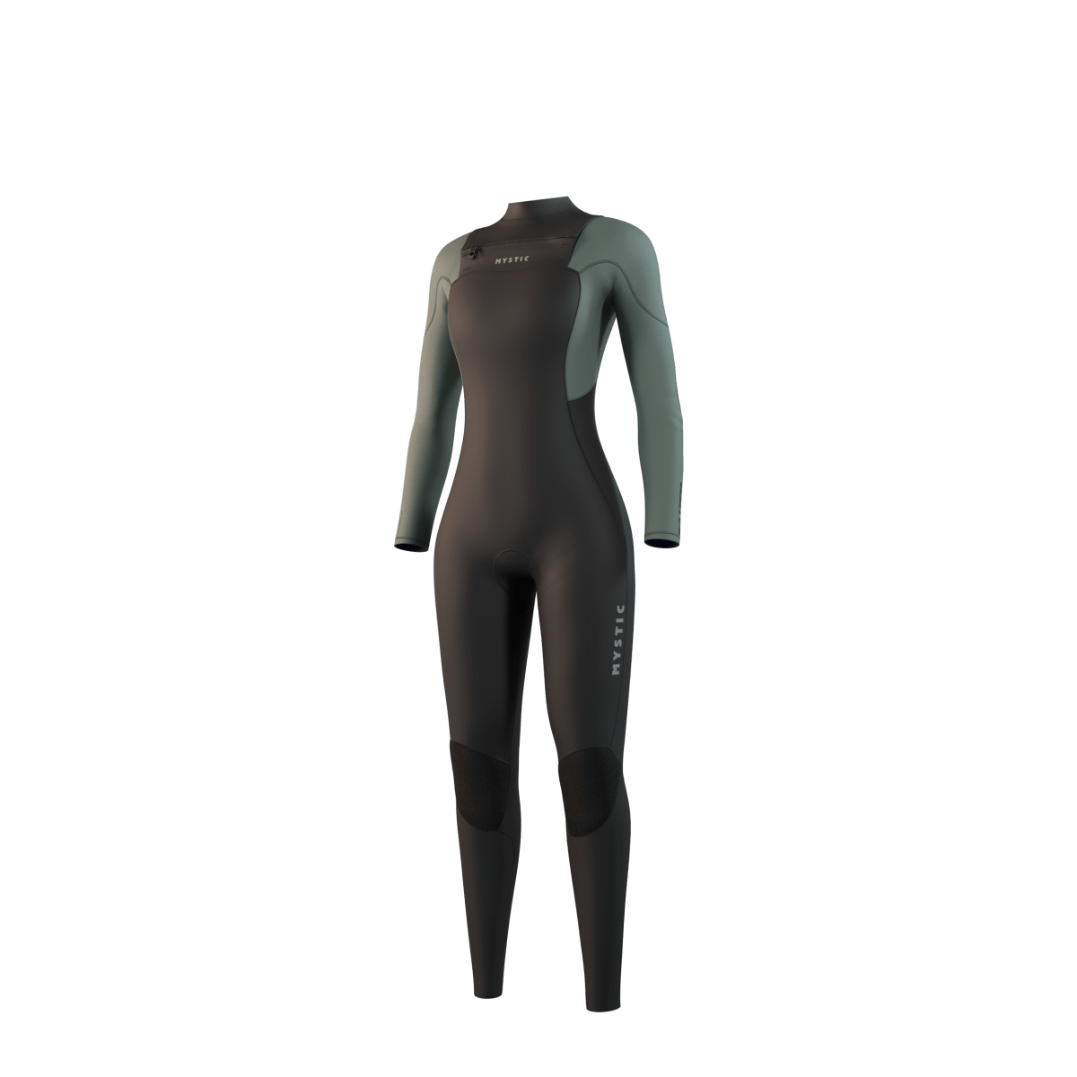 Mystic - Star Fullsuit 3/2mm DFzip Women - Dark Olive - L - GearFreak