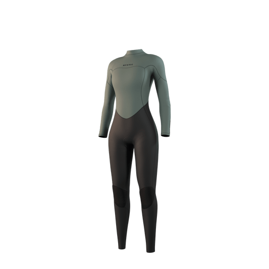 Mystic - Star Fullsuit 5/3mm Bzip Women - Dark Olive - L - GearFreak