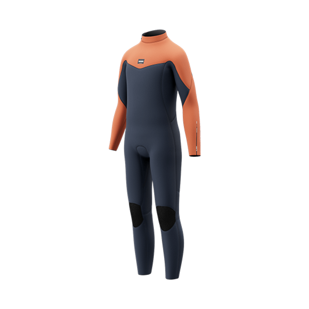 Mystic - Star Fullsuit 5/4mm Bzip Kids - Navy /Orange - M - GearFreak