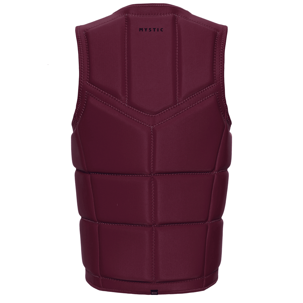 Mystic - Star Impact Vest Fzip Wake CE - Oxblood Red - GearFreak