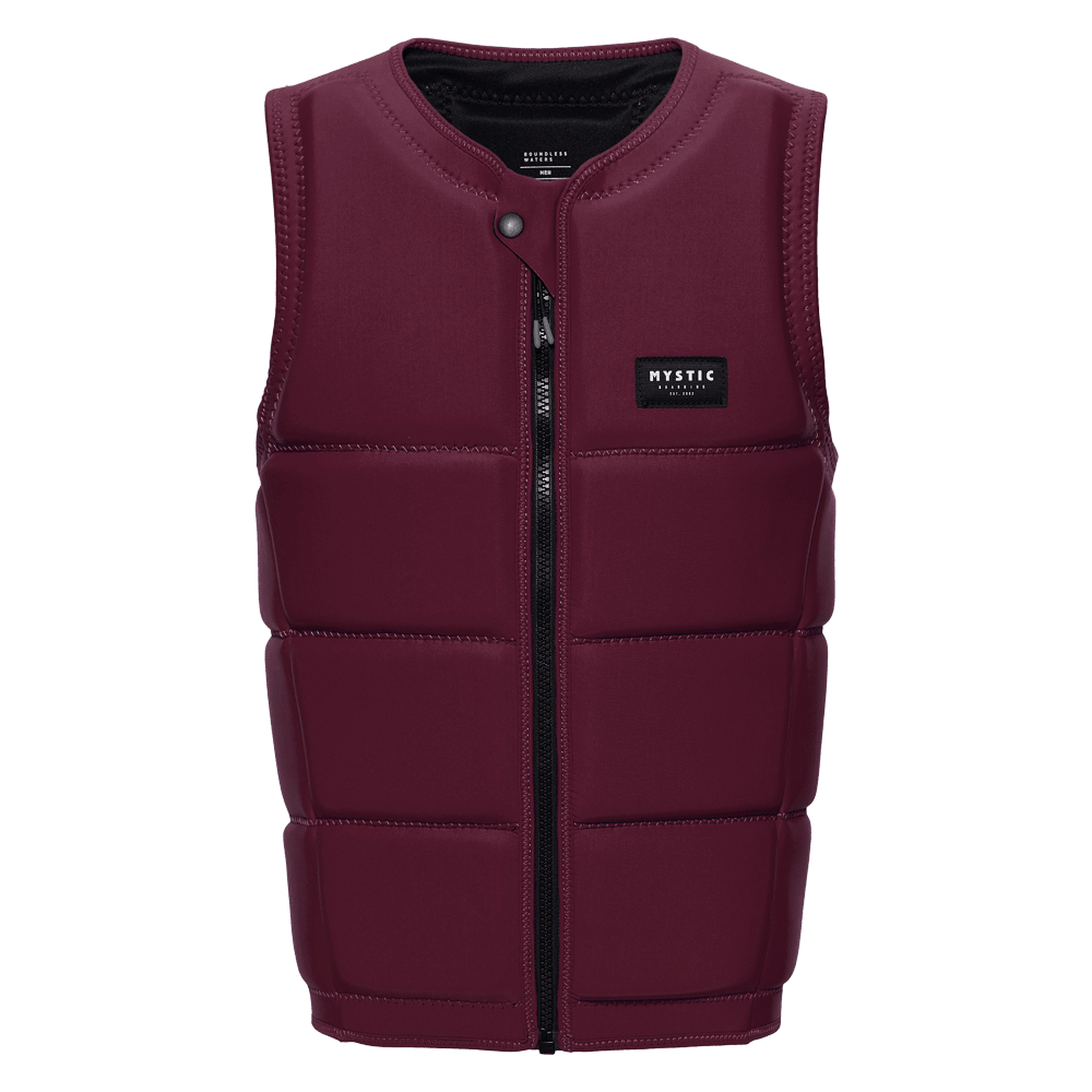Mystic - Star Impact Vest Fzip Wake CE - Oxblood Red - GearFreak
