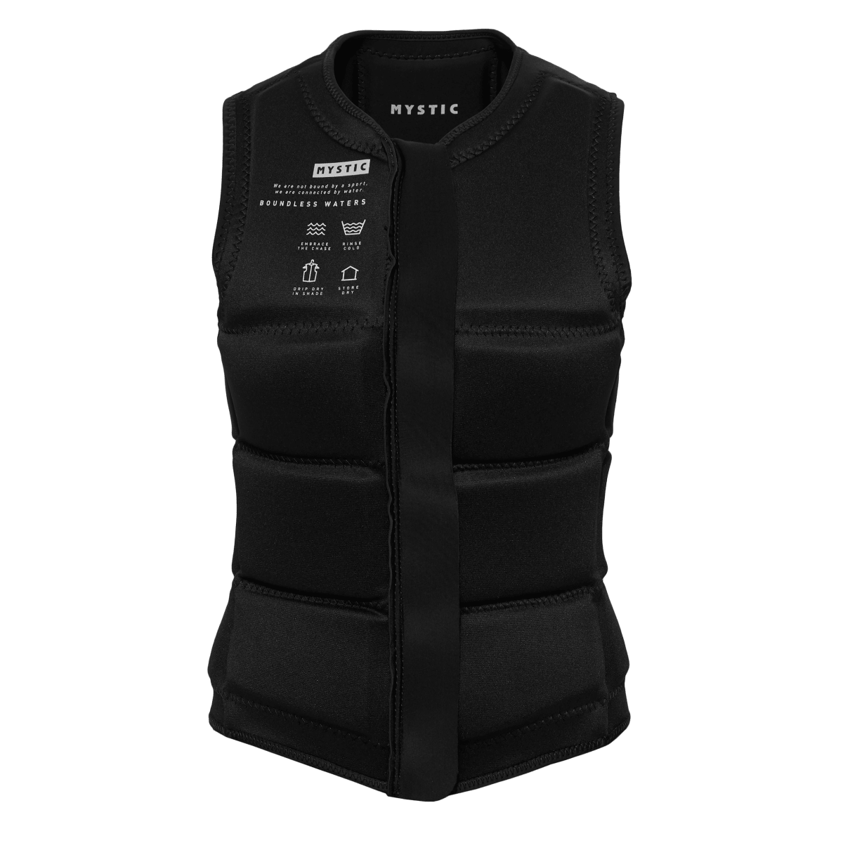 Mystic - Star Impact Vest Fzip Wake Women - Black - L - GearFreak