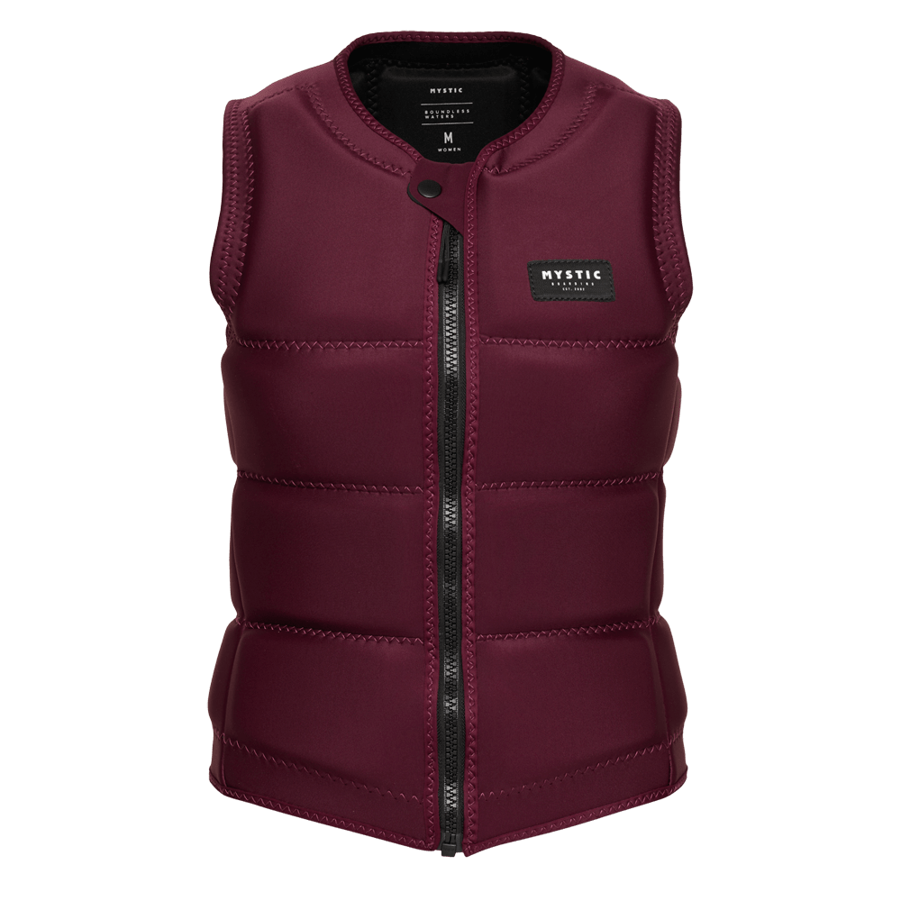 Mystic - Star Impact Vest Fzip Wake Women - Oxblood Red - M - GearFreak