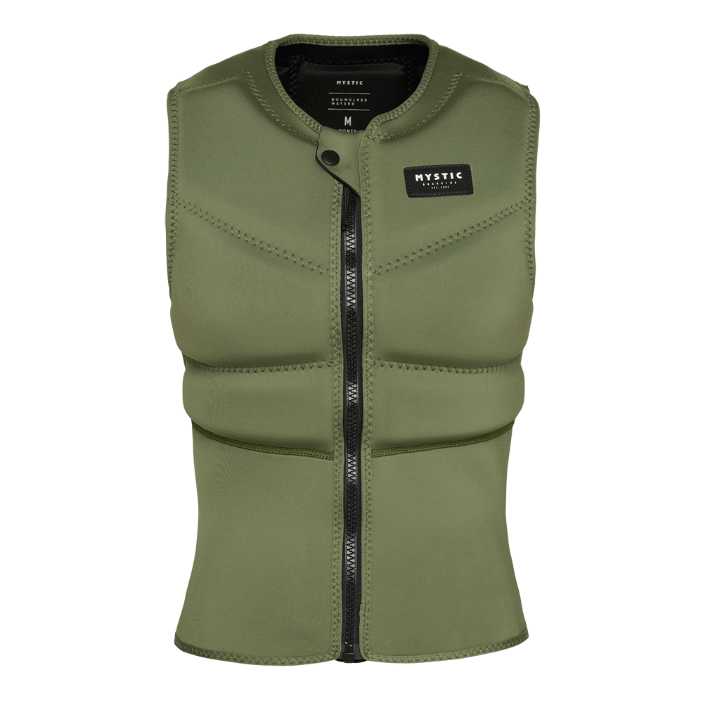 Mystic - Star Impact Vest Fzip Women - Olive Green - L - GearFreak