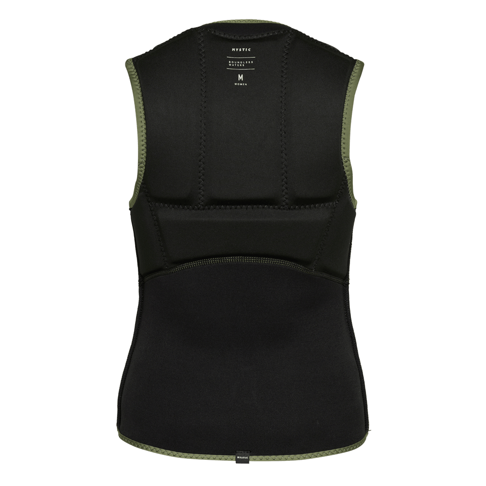 Mystic - Star Impact Vest Fzip Women - Olive Green - L - GearFreak
