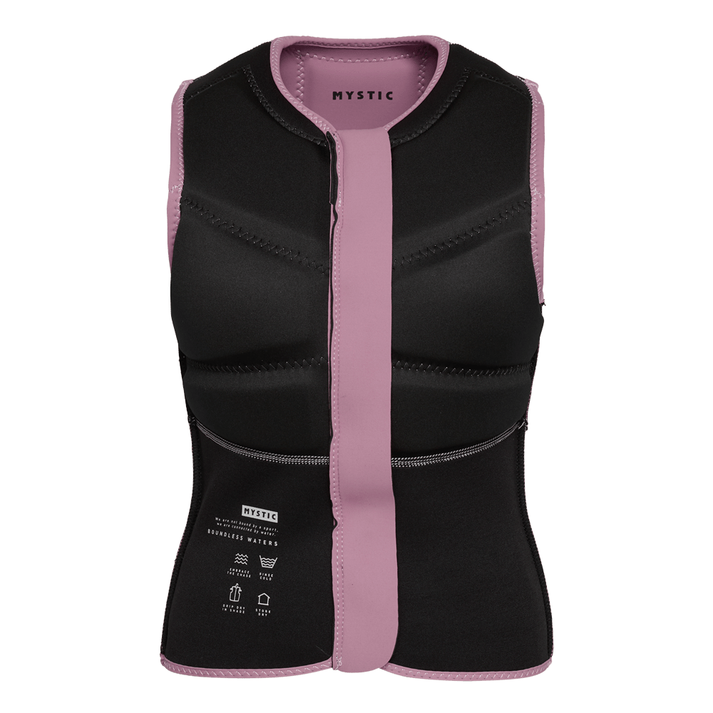 Mystic - Star Impact Vest Fzip Women - Rosewood - L - GearFreak