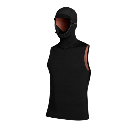 Mystic - Star Rash Top with Hood - Black - M - GearFreak