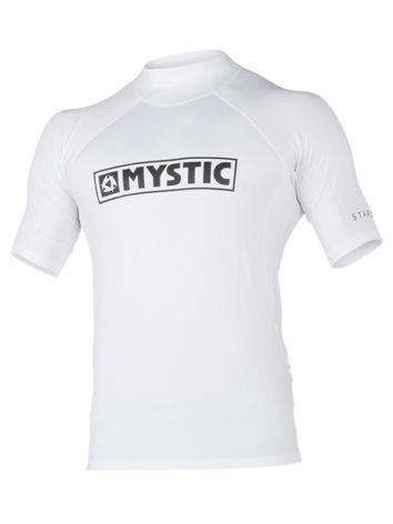 Mystic - Star Rashvest Shortsleeve Junior White - XS - GearFreak