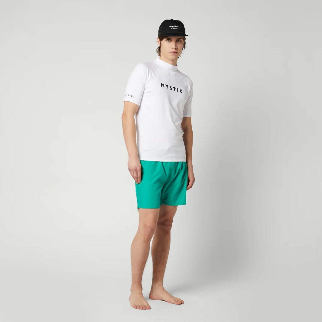 Mystic - Star Shortsleeve Rashvest | White - S - GearFreak