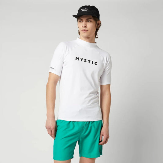 Mystic - Star Shortsleeve Rashvest | White - S - GearFreak