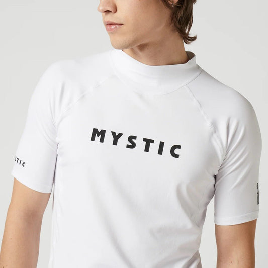 Mystic - Star Shortsleeve Rashvest | White - S - GearFreak