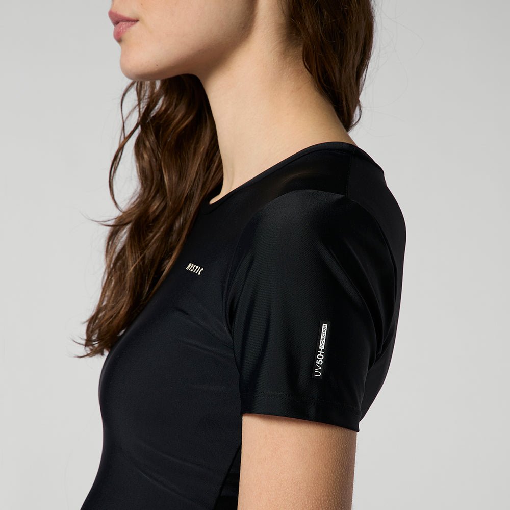 Mystic - Star S/S Rashvest Women - Black - L - GearFreak