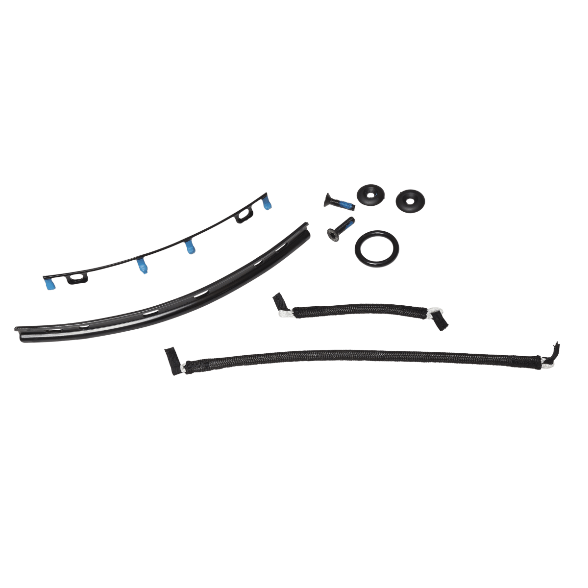 Mystic - Stealth Bar Gen 3 Surf Rope Kit - Black - 240mm - GearFreak