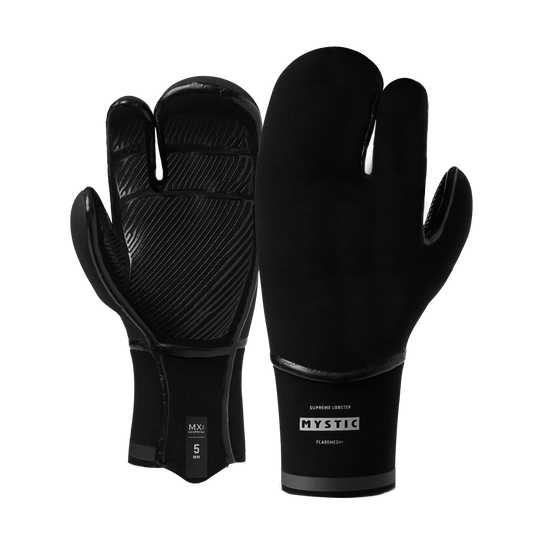 Mystic - Supreme Glove 5mm Lobster - Black - L - GearFreak