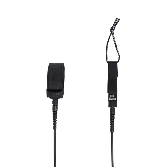Mystic - Surf Leash Calf - Black - 8ft - GearFreak