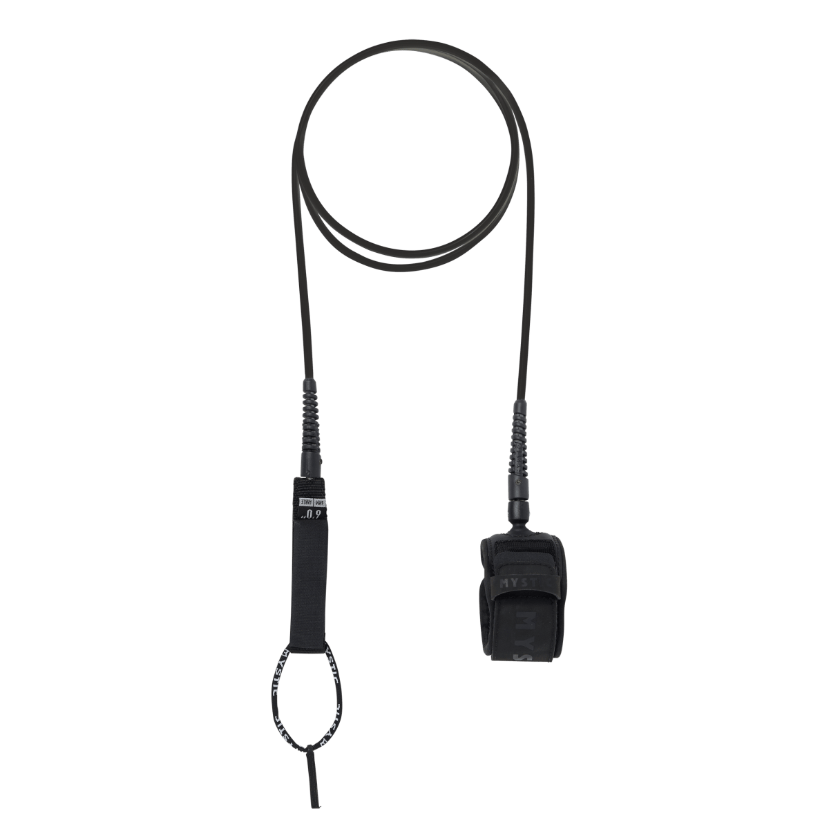 Mystic - Surf Leash Pro - Black - 5ft - GearFreak